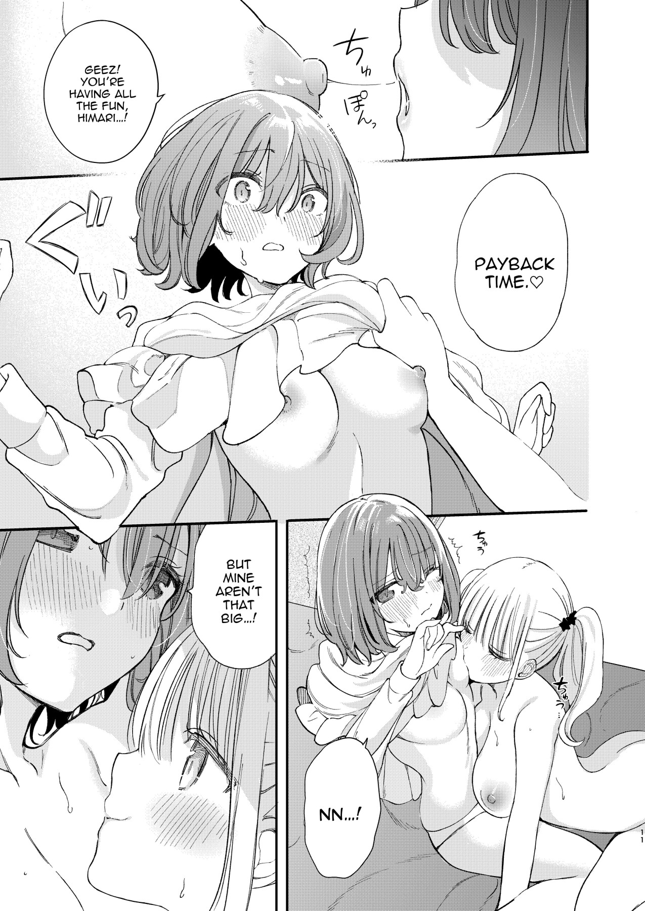 Hentai Manga Comic-Titititititty Breasty Lesbian Joint Publication-Read-128